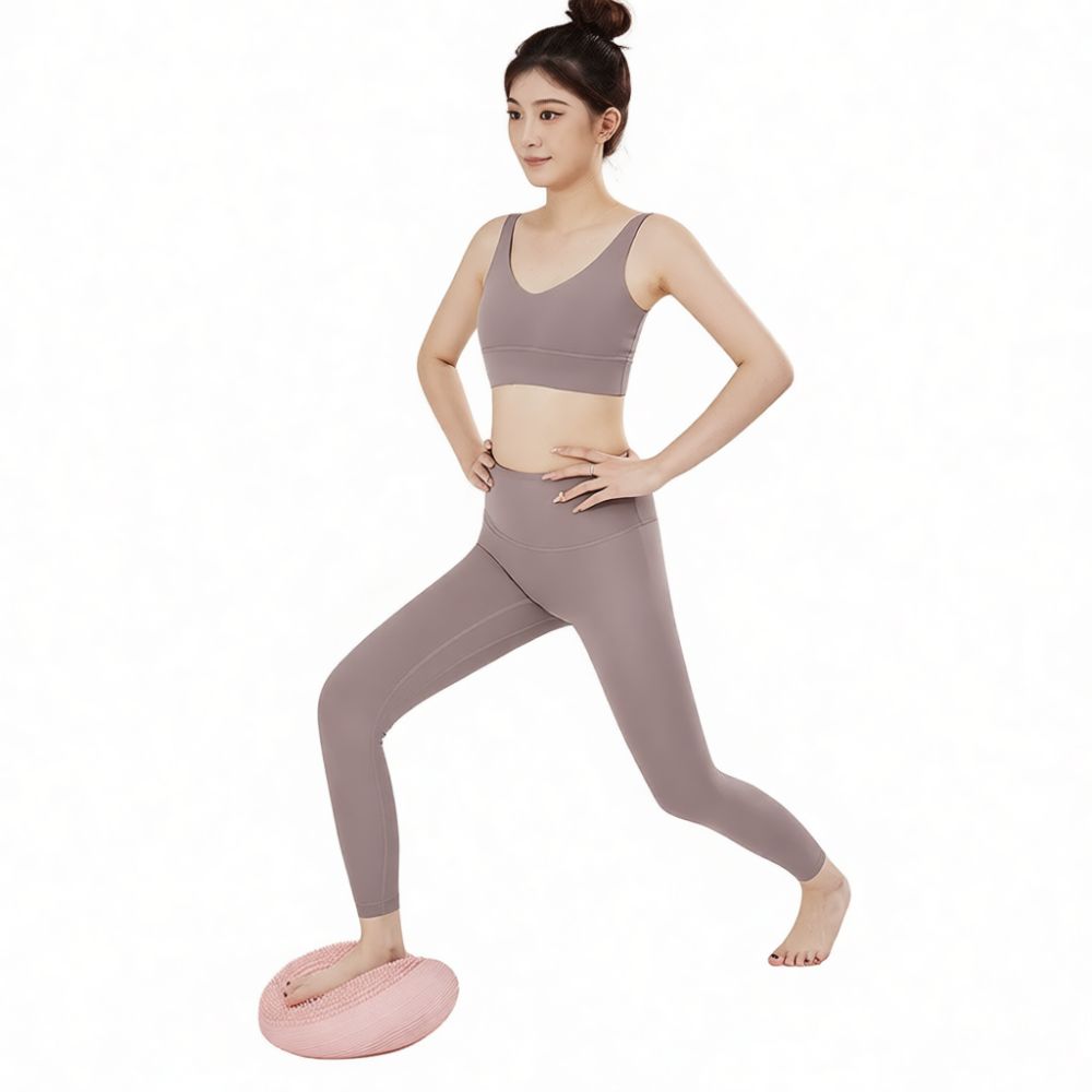 Yoga Fitness Gear - Denge Tahtası, Şişirilebilir Yoga Minderi, Fitness