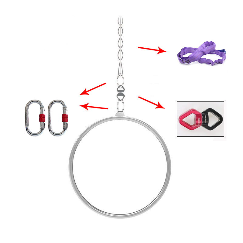 Yoga Fitness Kit - 50 cm Hava Çember Mini Lyra