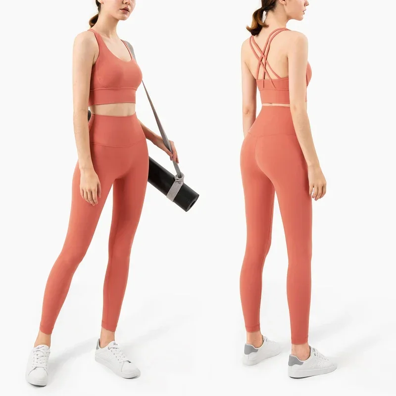 Yoga Fitness Kit - Kadın Düz Renk 2 Parça Yoga
