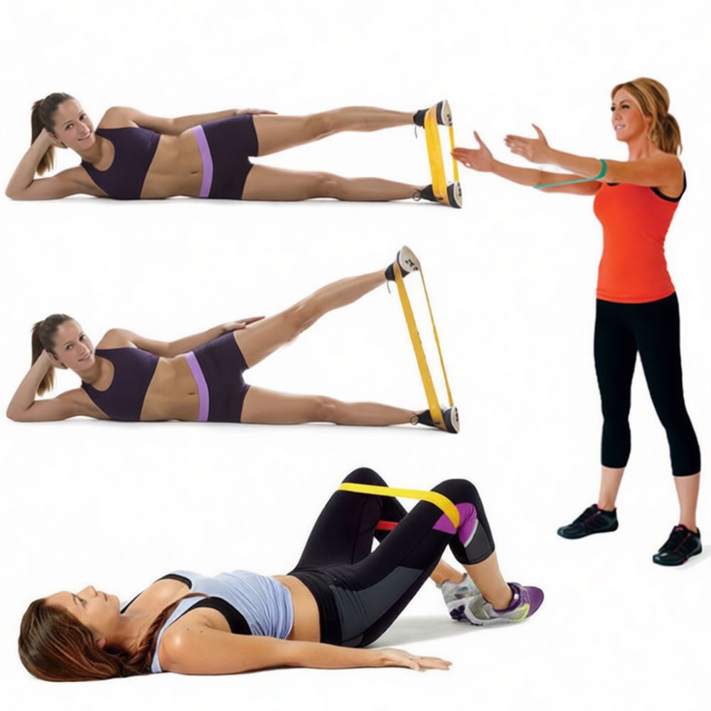 Çok Yönlü TPE Direnç Bantları, - Yoga Fitness Gear incelemesi ve fiyatı
