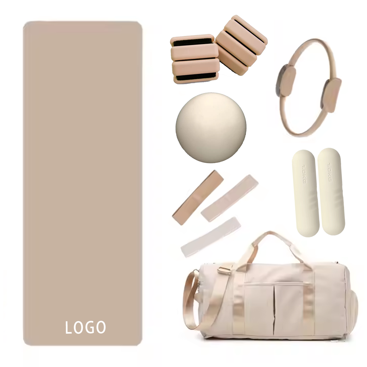Özel Logolu Spor Salonu Yoga T - Yoga Fitness Kit incelemesi ve fiyatı