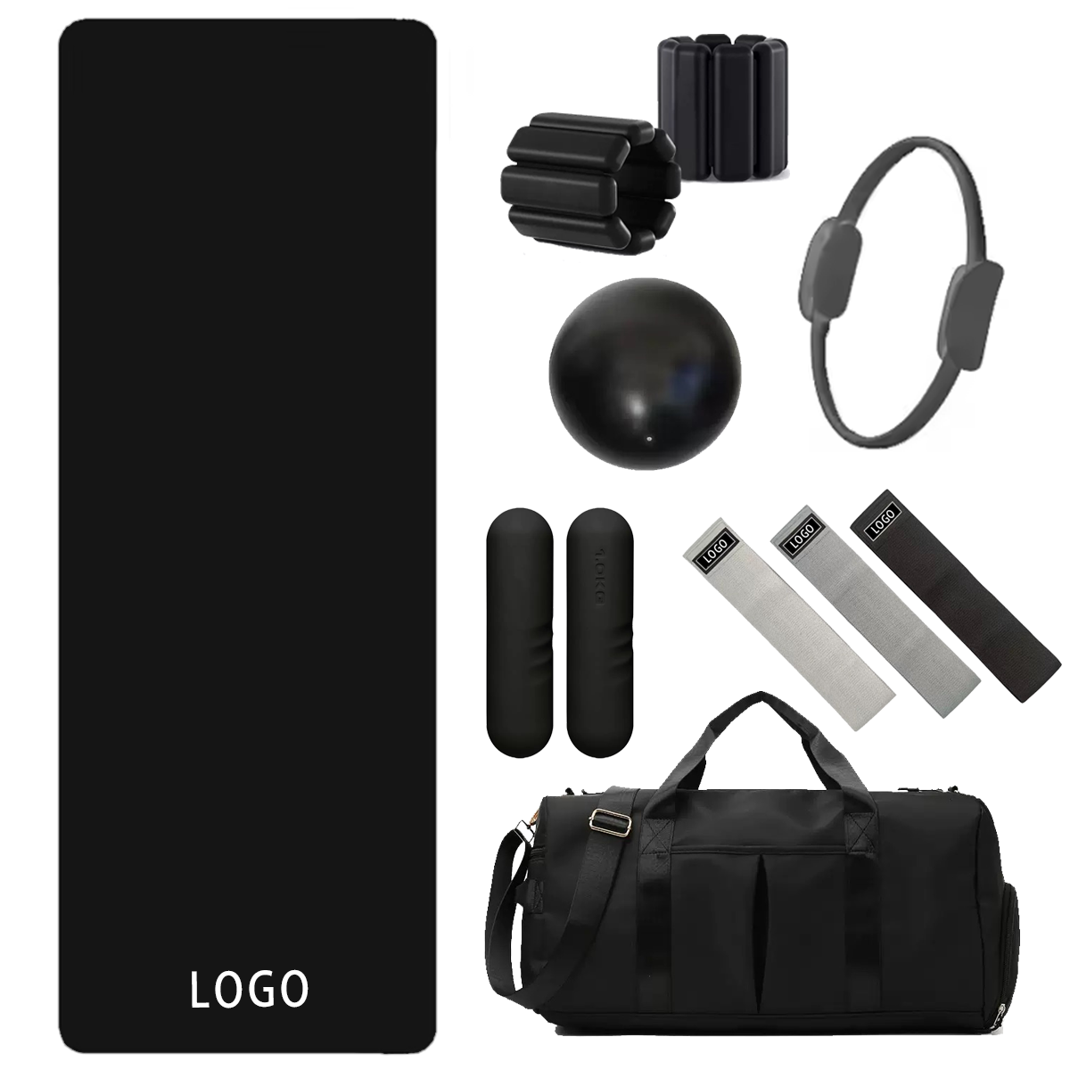 Özel Logolu Spor Salonu Yoga T - Yoga Fitness Kit incelemesi ve fiyatı